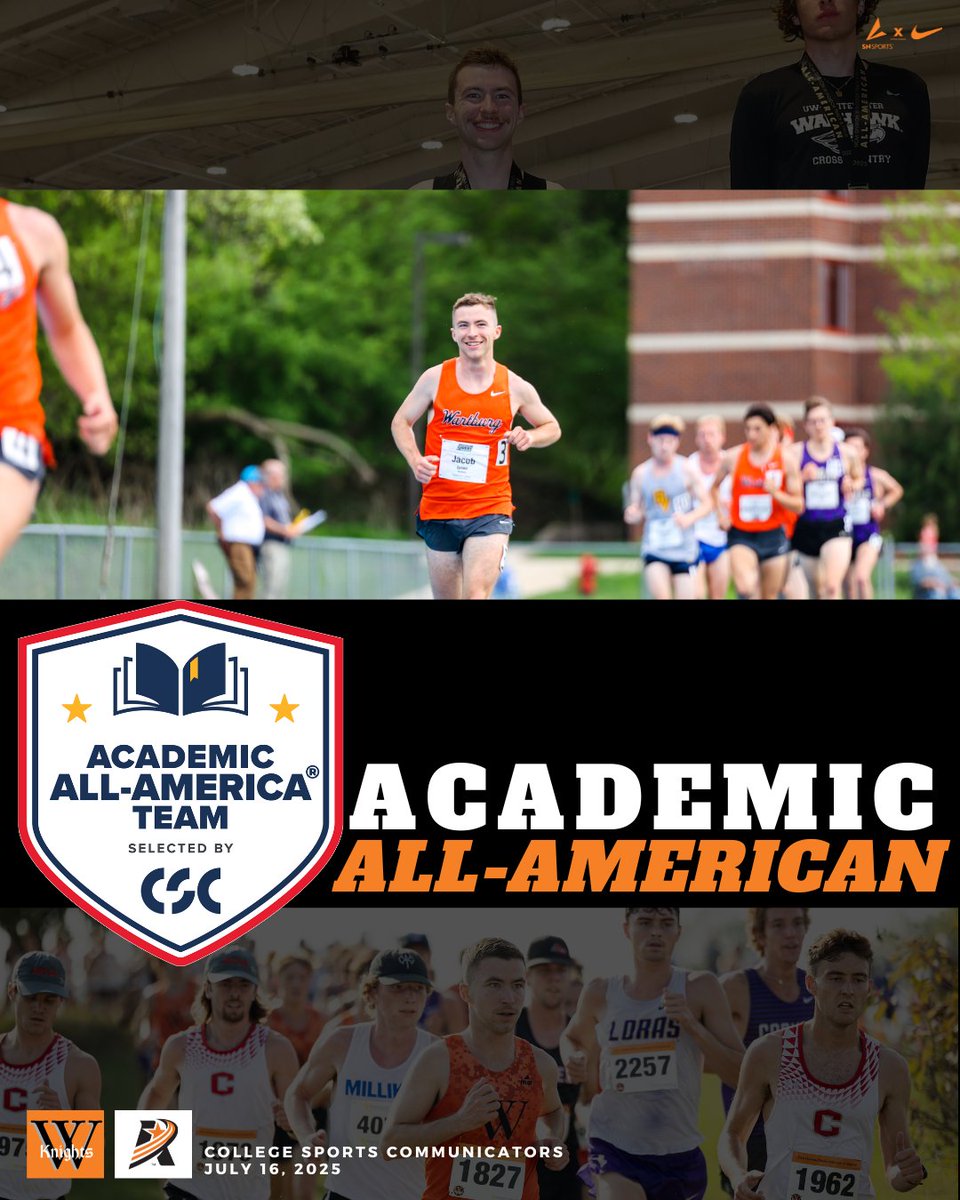 Wartburg Athletics (@wartburgknights) on Twitter photo Congratulations to Jacob Green for being named Third-team Academic All-America by <a href="/CollSportsComm/">College Sports Communicators</a>!!📚🔥
He is the the 21st CSC Academic All-American honoree from the men's programs history.
📰go-knights.net/news/2025/7/16… Congratulations to Jacob Green for being named Third-team Academic All-America by <a href="/CollSportsComm/">College Sports Communicators</a>!!📚🔥
He is the the 21st CSC Academic All-American honoree from the men's programs history.
📰go-knights.net/news/2025/7/16…