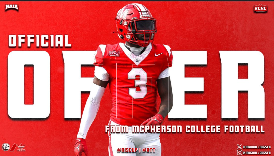 Brennan Lackey (@brennanlackey79) on Twitter photo Blessed to receive an offer from McPherson College!! <a href="/CoachDanMcGuire/">Dan McGuire</a> <a href="/CoachGalloway44/">Chris Galloway</a> <a href="/EDGYTIM/">Timothy โEDGYTIMโ OHalloran</a> <a href="/DeepDishFB/">DEEP DISH FOOTBALL</a> <a href="/CoachLeppke/">Mitch Leppke</a> <a href="/CoachJFisc/">Coach Fiscus</a> Blessed to receive an offer from McPherson College!! <a href="/CoachDanMcGuire/">Dan McGuire</a> <a href="/CoachGalloway44/">Chris Galloway</a> <a href="/EDGYTIM/">Timothy โEDGYTIMโ OHalloran</a> <a href="/DeepDishFB/">DEEP DISH FOOTBALL</a> <a href="/CoachLeppke/">Mitch Leppke</a> <a href="/CoachJFisc/">Coach Fiscus</a>