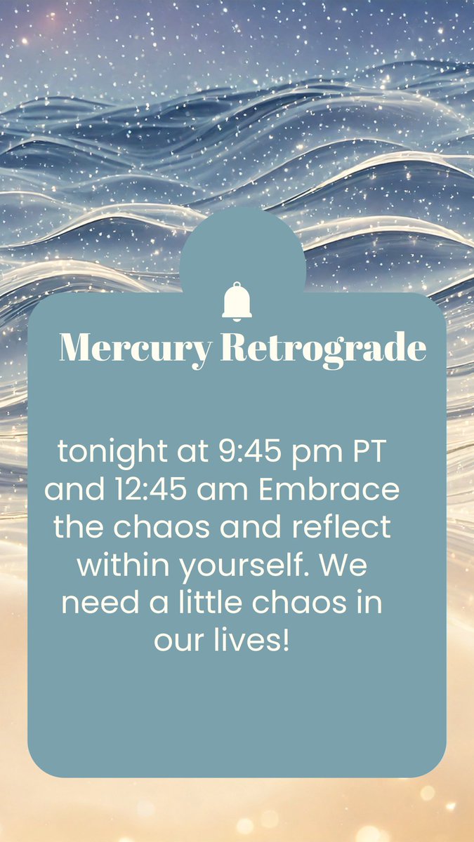 Mercury Retrograde tonight