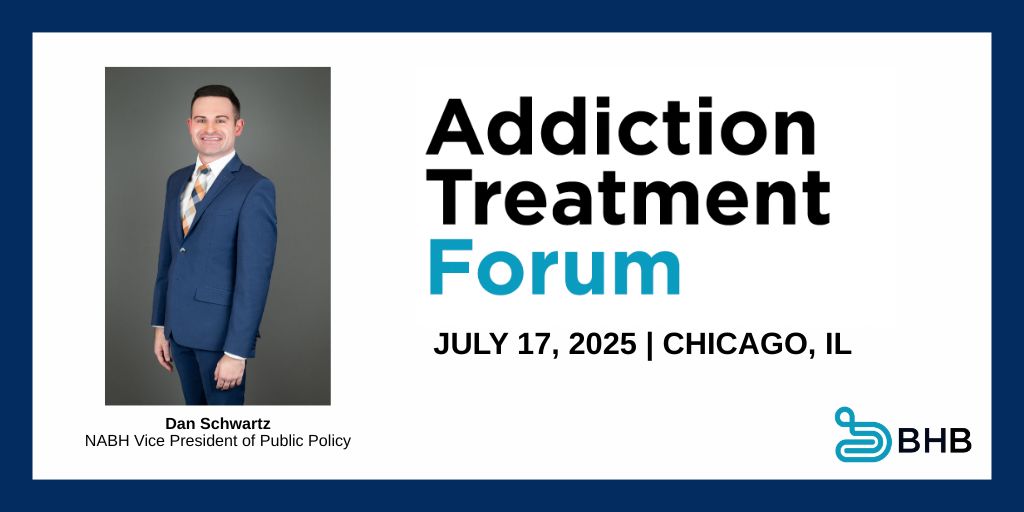National Association for Behavioral Healthcare (@nabhbehavioral) on Twitter photo We’re excited to have NABH VP of Public Policy Dan Schwartz speak at <a href="/BHBusinessNews/">Behavioral Health Business</a>'s Addiction Treatment Forum tomorrow!
He will join experts for the Regulatory Horizon session to discuss the changing landscape of #SUDtreatment.
More: bhbusiness.com/bhb-live-event… We’re excited to have NABH VP of Public Policy Dan Schwartz speak at <a href="/BHBusinessNews/">Behavioral Health Business</a>'s Addiction Treatment Forum tomorrow!
He will join experts for the Regulatory Horizon session to discuss the changing landscape of #SUDtreatment.
More: bhbusiness.com/bhb-live-event…