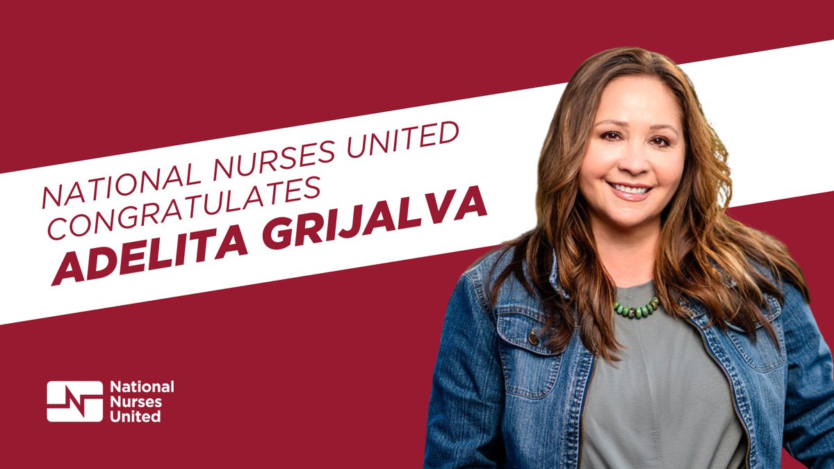 NationalNurses's tweet image. Congratulations @AdelitaForAZ on your victory! 🎉
RNs are proud to support Adelita Grijalva for Congress. She is the fighter Arizona needs to uphold our values of caring, compassion, and community. We look forward to working with you for a healthy future for all.