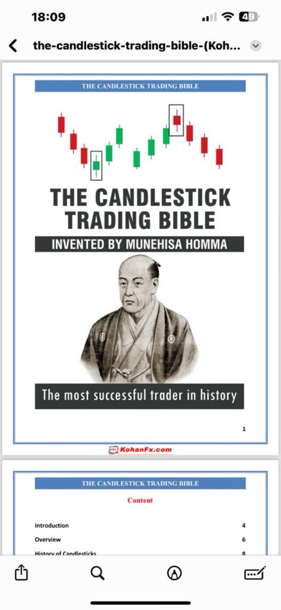 The book that taught me how to trade like a🐐

Comment with “Hi” if you want it .