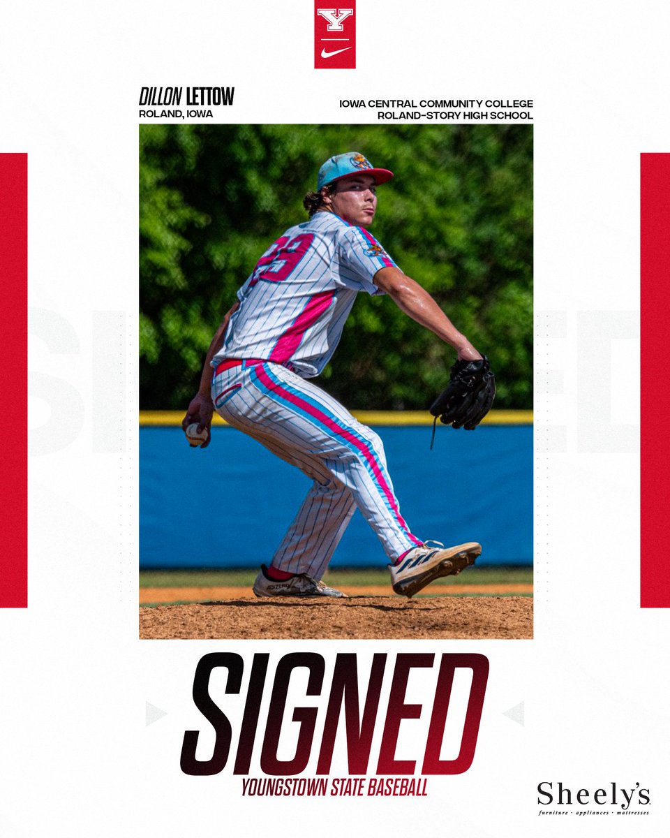 YSU Baseball ๐ง (@ysubaseball) on Twitter photo Please help us welcome left-hander ๐๐ข๐ฅ๐ฅ๐จ๐ง ๐๐๐ญ๐ญ๐จ๐ฐ to the YSU Baseball family โผ๏ธ๐งโพ๏ธ
The Roland, Iowa, native becomes a Penguin after spending the last two seasons at Iowa Central Community College.
#GoGuins | <a href="/dillonlettow/">Dillon Lettow</a> Please help us welcome left-hander ๐๐ข๐ฅ๐ฅ๐จ๐ง ๐๐๐ญ๐ญ๐จ๐ฐ to the YSU Baseball family โผ๏ธ๐งโพ๏ธ
The Roland, Iowa, native becomes a Penguin after spending the last two seasons at Iowa Central Community College.
#GoGuins | <a href="/dillonlettow/">Dillon Lettow</a>