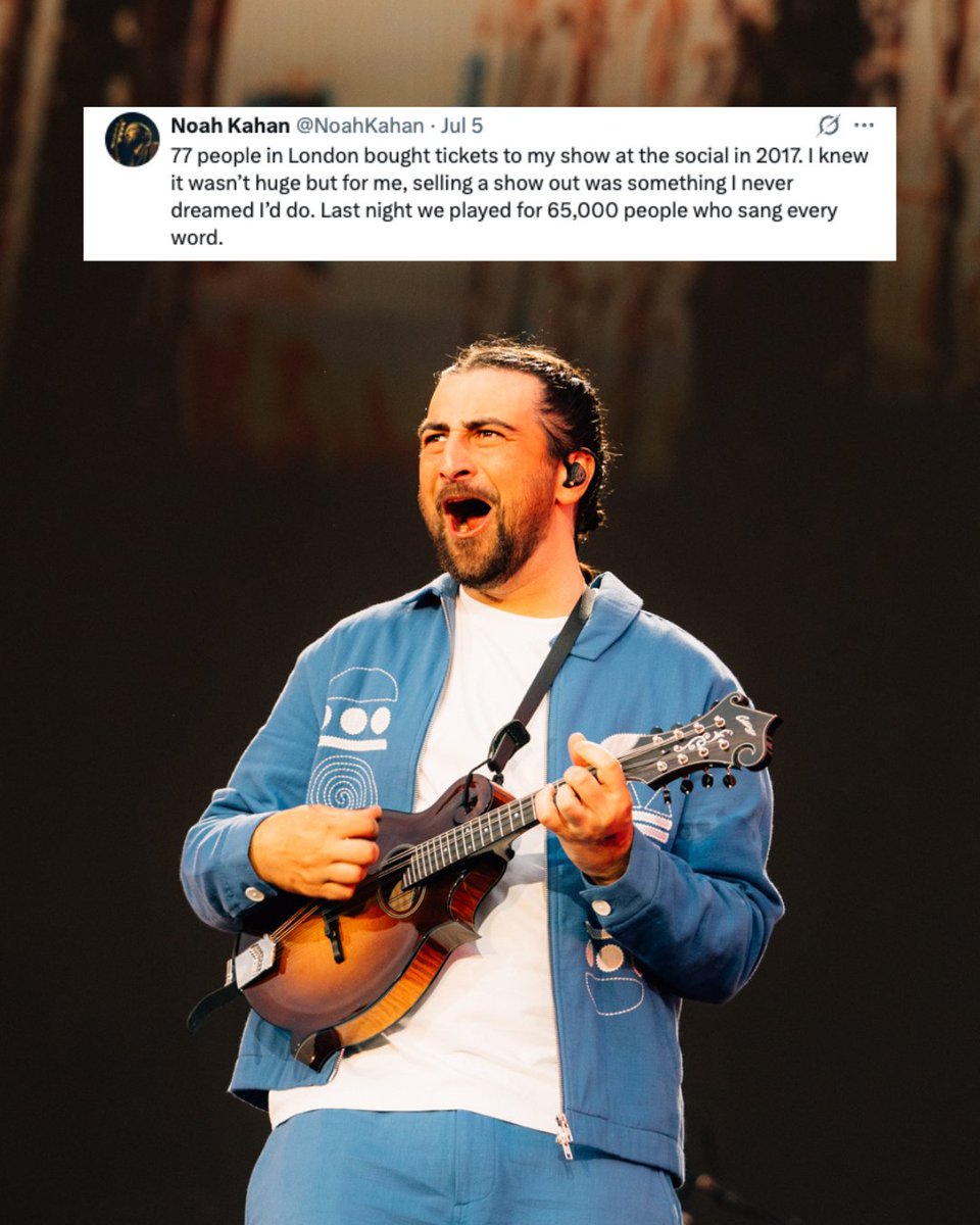 BSTHydePark's tweet image. What a moment! @NoahKahan processing it all the day after his biggest ever show at @BSTHydePark ❤️
#BSTHydePark #NoahKahan