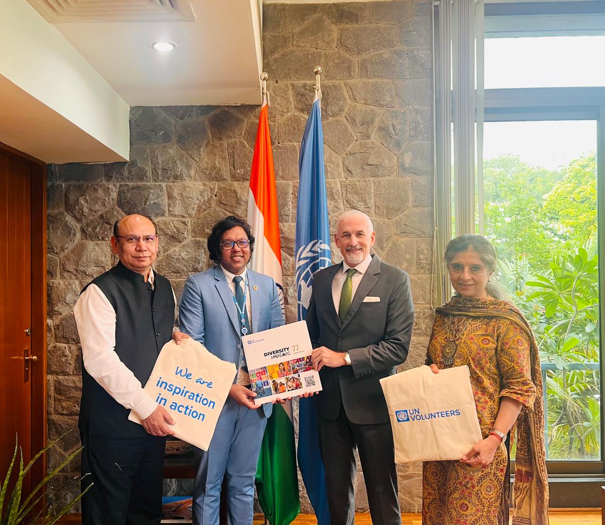 UNV India (@unv_india) on Twitter photo Representatives from <a href="/UNVAsiaPacific/">UNV Asia Pacific</a> had an insightful exchange with the UN Resident Coordinator in 🇮🇳 to drive forward bold strategies for building an inclusive, diverse, and future-ready youth workforce—empowered with the skills to shape the world of tomorrow. Representatives from <a href="/UNVAsiaPacific/">UNV Asia Pacific</a> had an insightful exchange with the UN Resident Coordinator in 🇮🇳 to drive forward bold strategies for building an inclusive, diverse, and future-ready youth workforce—empowered with the skills to shape the world of tomorrow.