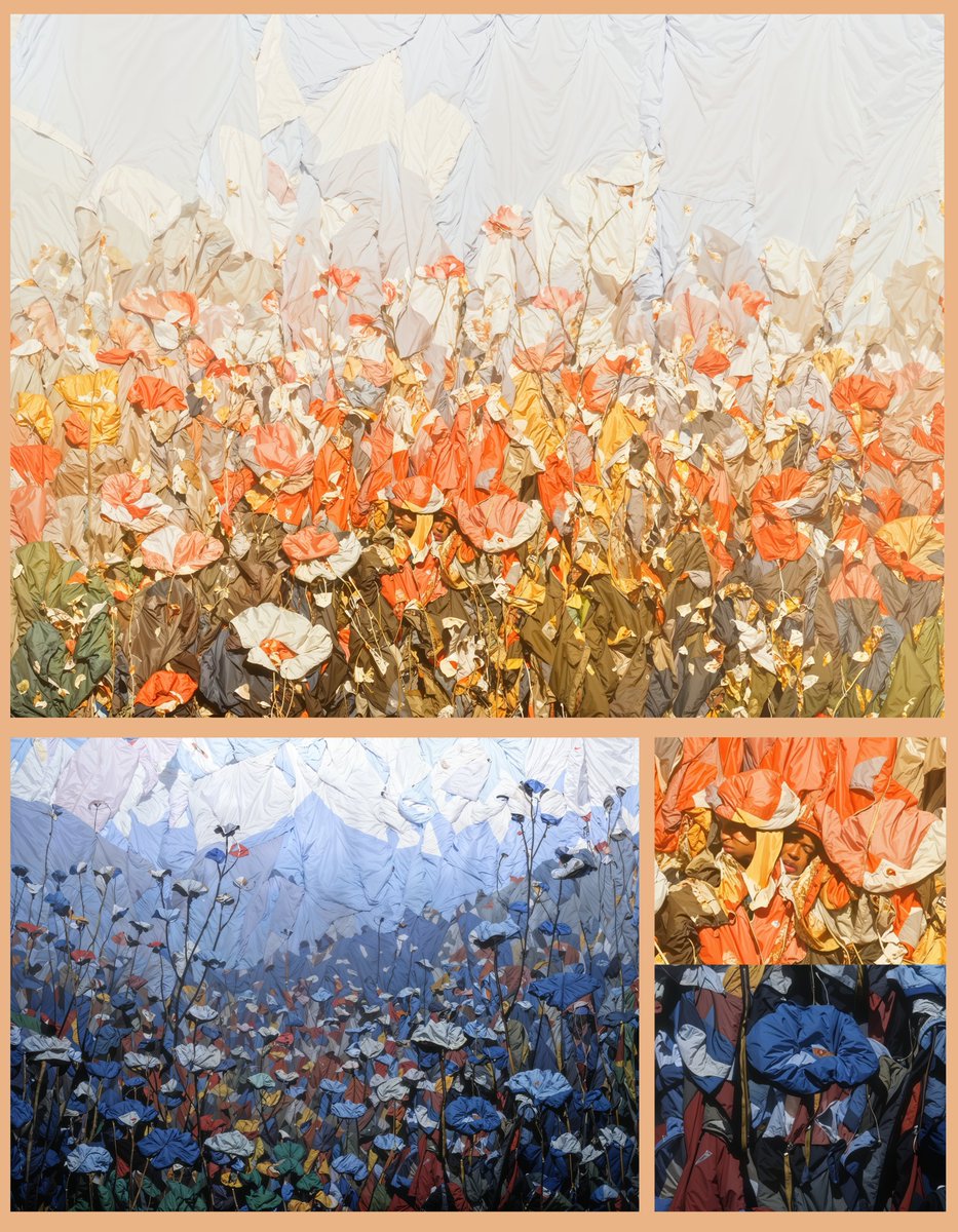 Two moments, one thread:
☀️ Washed in Early Sun
🌙 Restitched Horizon During Sundown