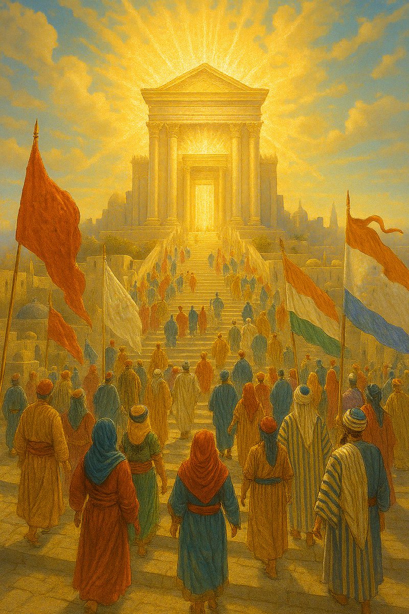 Now it will come about that
In the last days
The mountain of the house of the Lord
Will be established as the chief of the mountains,
And will be raised above the hills;
And all the nations will stream to it.
And many peoples will come and say,
“Come, let us go up to the mountain