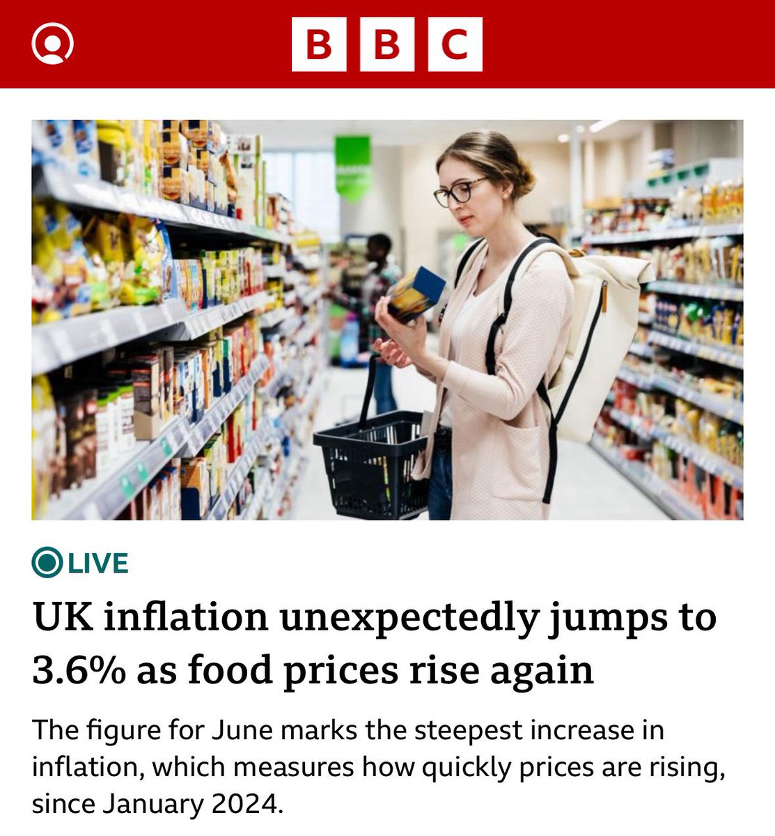 MikePrendUK's tweet image. It’s only unexpected if you’ve been living on Mars for the last year, or you are a Labour MP who thinks that massive government borrowing, tax rises and trashing the economy won’t lead to bad economic outcomes.