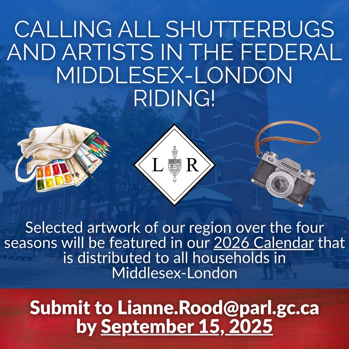 Lianne_Rood's tweet image. We are inviting you to showcase your talent by submitting original photographs or artwork capturing the beauty of our region through the four seasons.
Selected works will be featured in our 2026 Calendar that is distributed to all households in Middlesex-London, proudly…