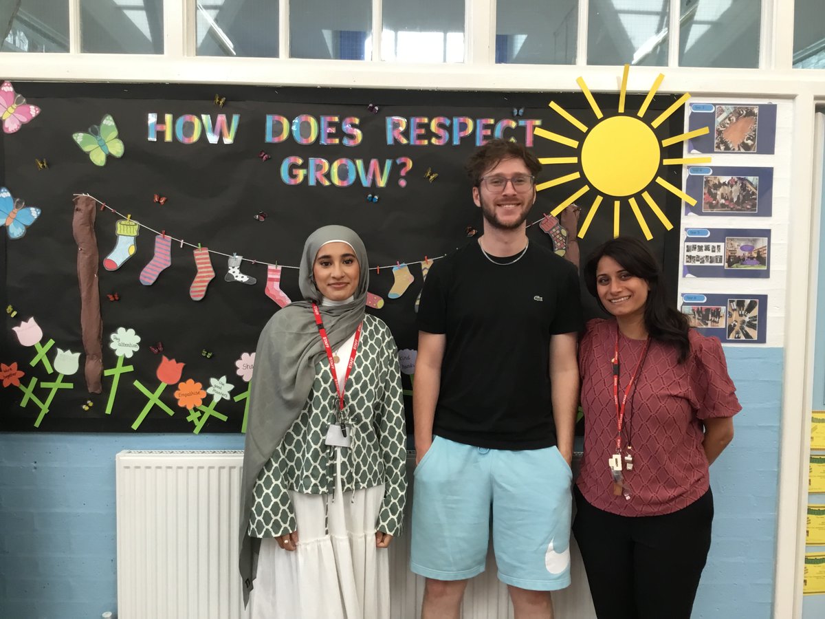 Today, we say goodbye to Mrs Sandhu, Mr Daish and Miss Shazad. We would like to wish them all the very best for the future and good luck in all of your future endeavours. Thank you for all that you have done for our school - we will miss you all!