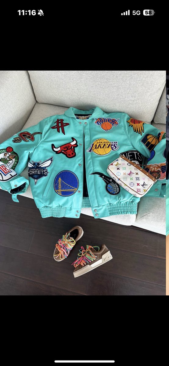malenaaa_'s tweet photo. Saw this jacket on threads - forgot who posted it forgive me - looking for someone in OKC or who ships to make me something like this but just with the OKC Thunder logo and Oklahoma marks. Please send recommendations! https://t.co/KPHozeuABq