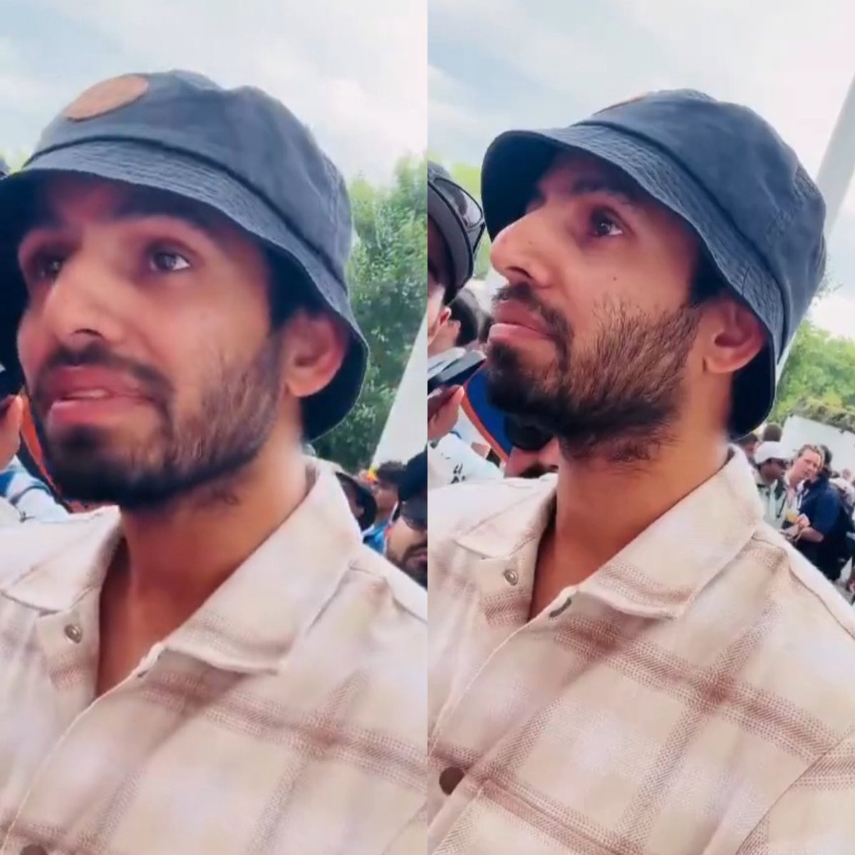 Heard Lord's security guard didn't allowed Jitesh sharma to enter the stadium, this is so embrassing 🤣

Bro almost started crying 😭😭
