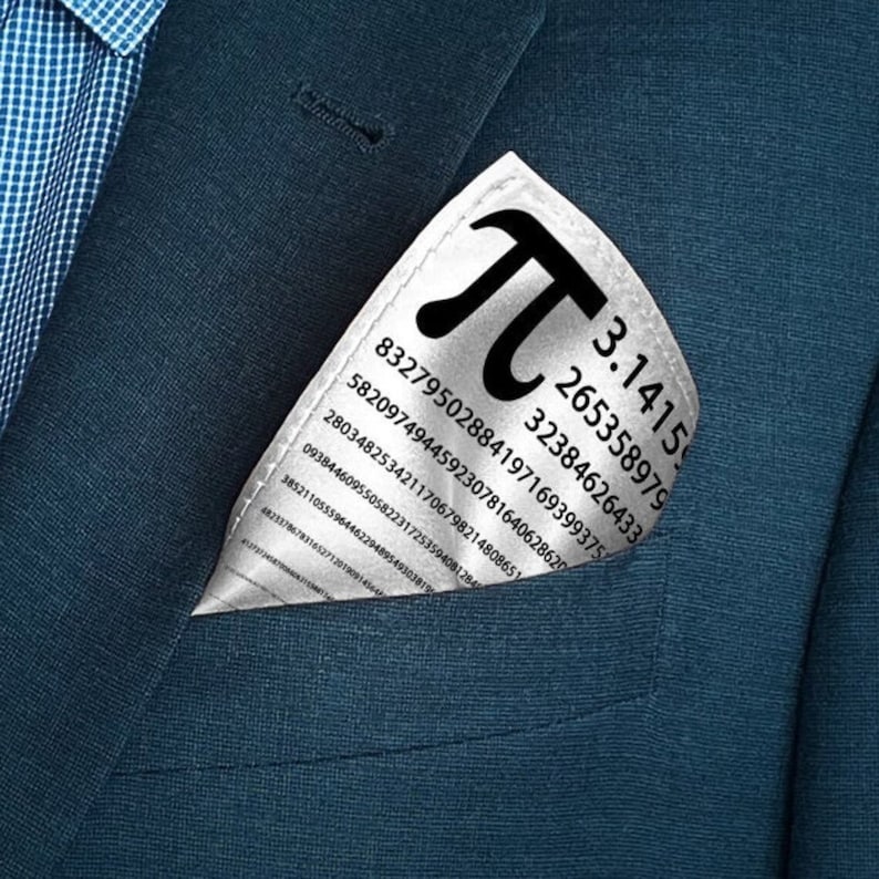 Universal_Zone's tweet image. Pi Number Pocket Square
etsy.me/4nMRsvr 

#PiNumber #MathGift #MathematicianGift #MathTeacherGift #GeekStyle #STEMGift #PiDay #MathFashion #NerdStyle #MathAccessories #UniversalZone #AcademicGift #GiftForTeachers #NumberLovers #MathIsBeautiful #GeekChic #ScienceGift #Math