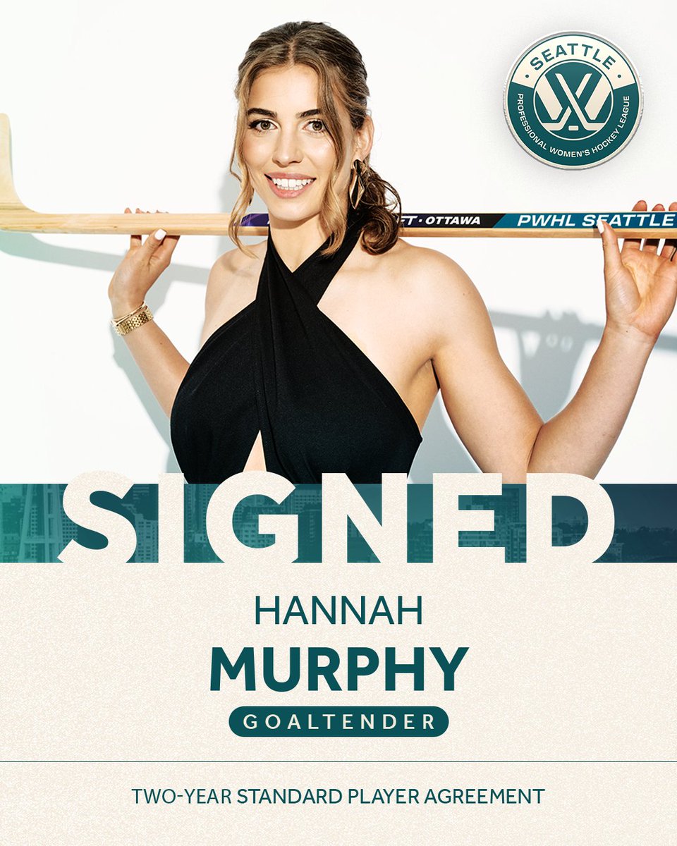 Signed, sealed, delivered — she’s ours 🤩

Hannah Murphy has signed a two-year Standard Player Agreement!
📰 bit.ly/46OhCrF