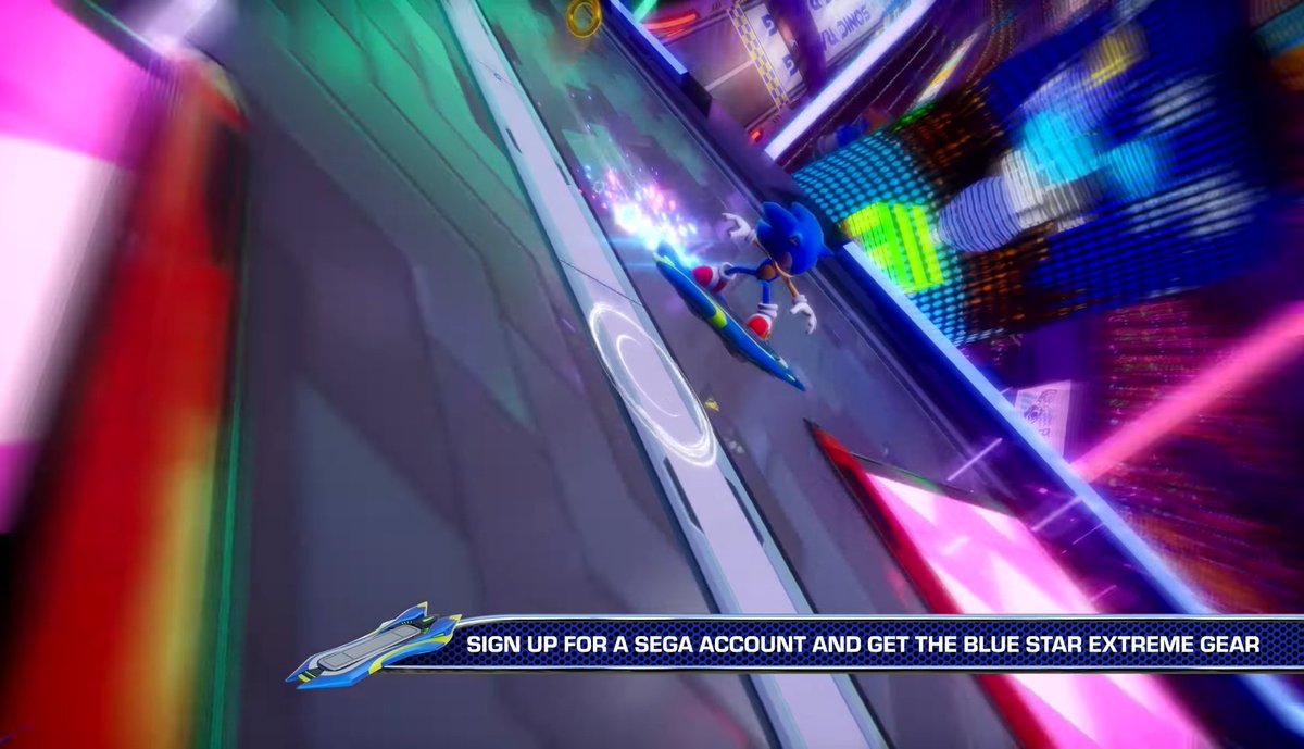 contriteorb4's tweet image. #CONTRINEWS
Si te inscribes en el correo de SEGA te llegará un código con la Extreme Gear Blue Star totalmente Gratis #SonicRacingCrossworlds