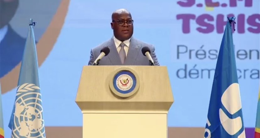 RDC : Les président de la république démocratique du Congo,  Félix-Antoine Tshisekedi à procédé ce mercredi 16 juillet au lancement de la première édition du festival mondial de la musique et du tourisme à Kinshasa,  devant les délégations venus de plus de 100 pays du monde.
