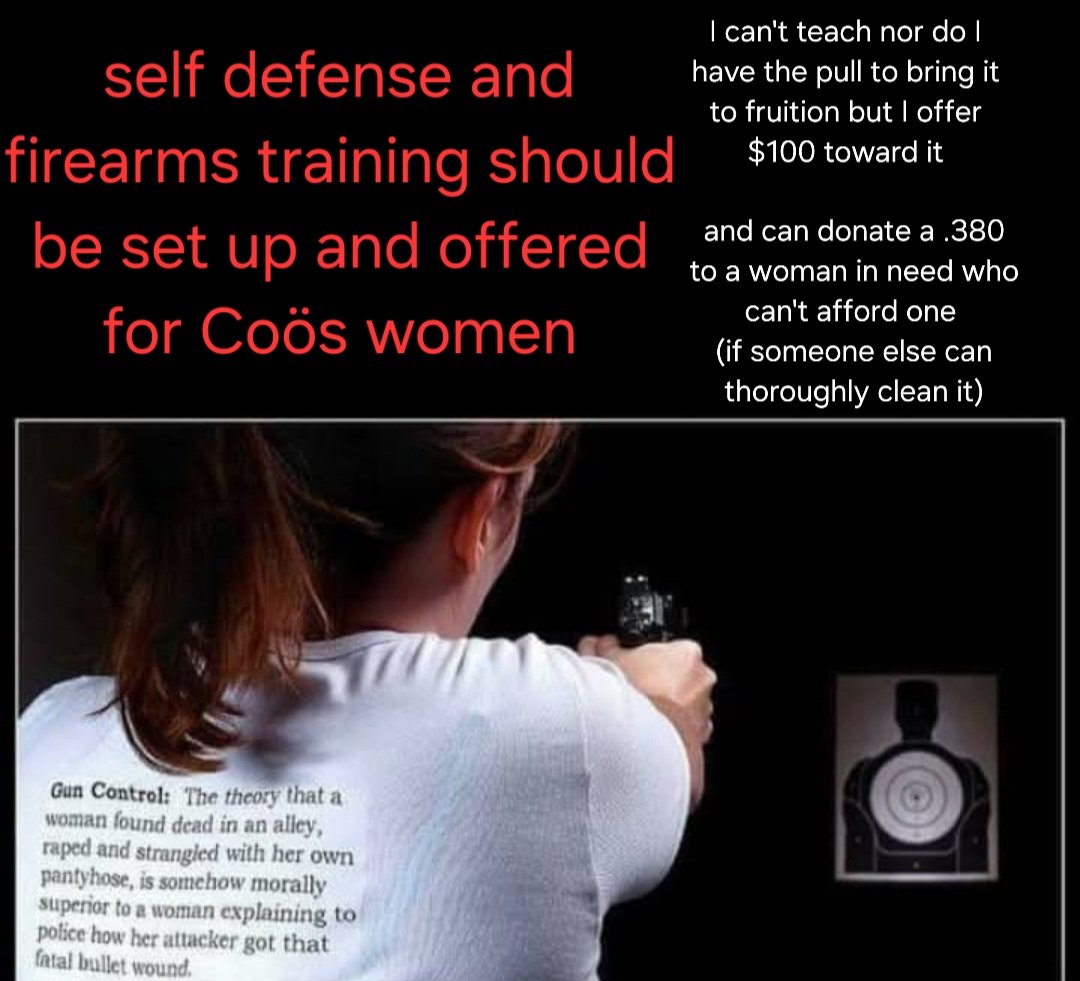 I will help in the background (find a place, get donors etc if whoever takes this on desires my input) but I'm too weak politically to get this together
.... so call on those who have pull
<a href="/LKorzen/">Lori Korzen</a>
<a href="/coosnhgop/">Coös County Republican Committee</a> 
<a href="/WDLNH/">WDL of New Hampshire</a>
<a href="/FreeStateNH/">The Free State Project</a> et al
