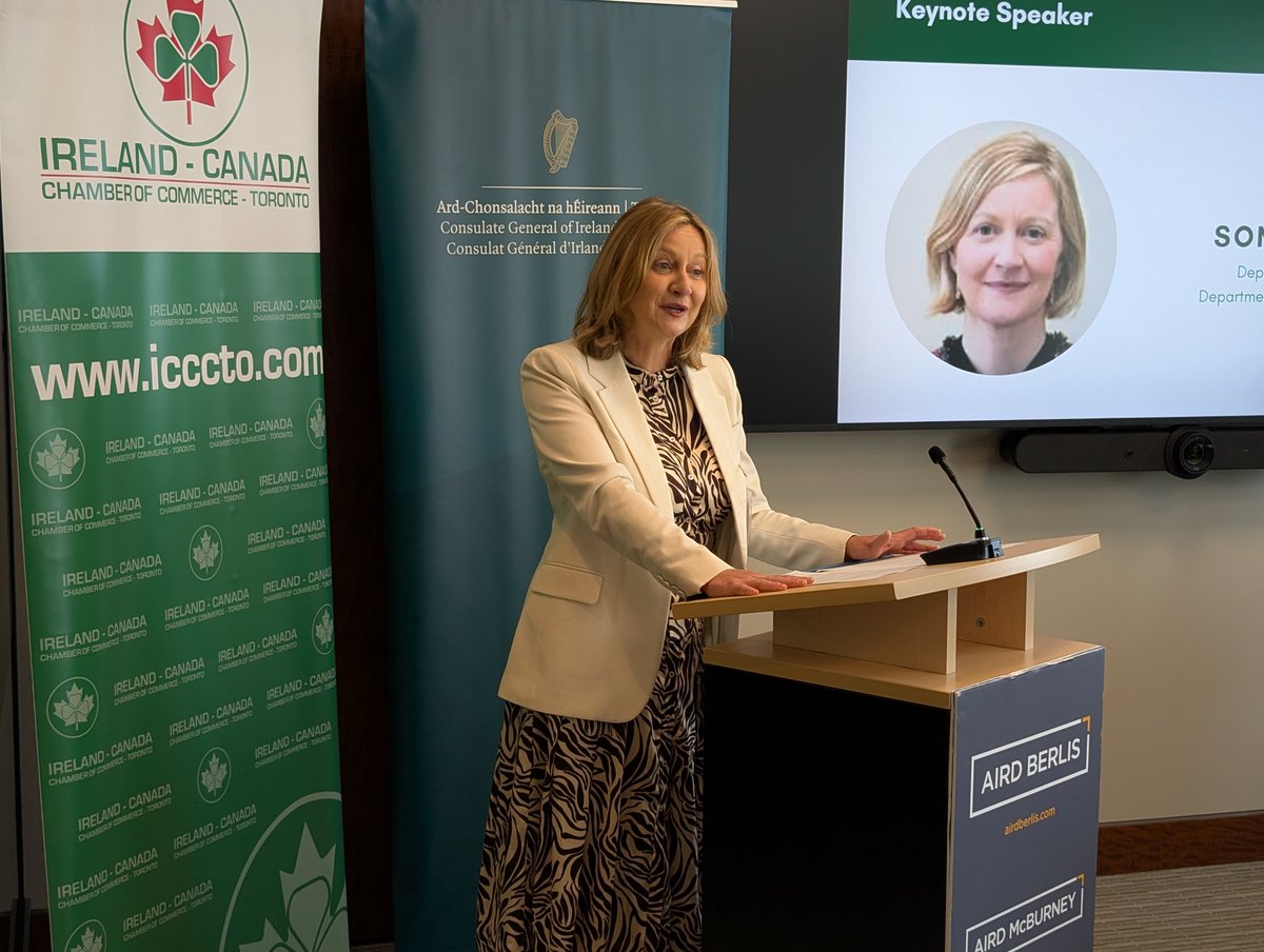 CG McGann <a href="/IrlCGToronto/">Consul General Claire Fitzgibbon</a>, VCG Sweeney and the  team were delighted to welcome Deputy Secretary General Sonja Hyland to Toronto for a series of meetings and events that highlighted Ireland as a place to trade with and invest in.
To learn more visit: 
ireland.ie/en/canada/toro…