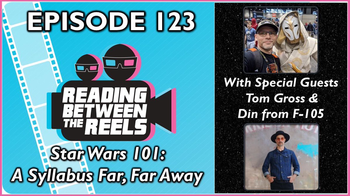 The newest episode of Reading Between the Reels, “Star Wars 101: A Syllabus Far, Far Away,” is up now. Check out Episode 123 here: 
Apple Podcasts: bit.ly/RBRPodApple
Spotify: bit.ly/RBRPodSpotify
Podbean: bit.ly/RBRep123
and everywhere you listen to podcasts!