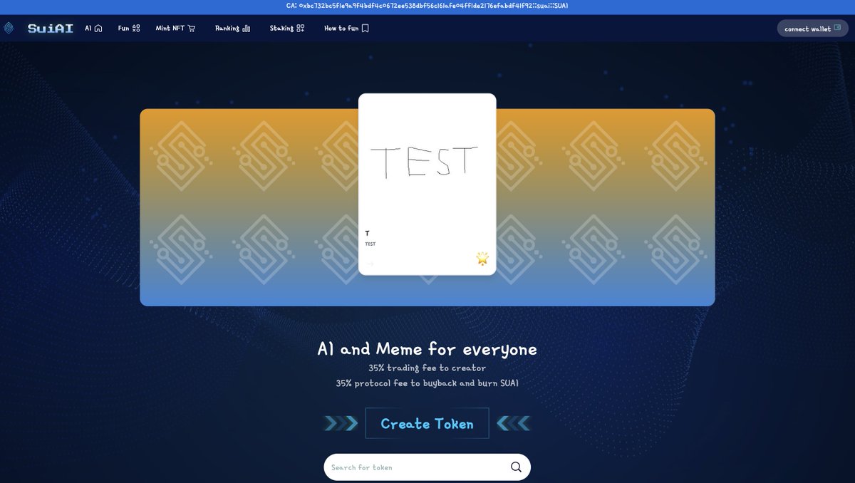 🚀 Introducing the Meme Feature on @SuiAifun!

We're thrilled to launch a community-driven meme feature on our platform – where creators and the community come together to take memes to the next level on #Sui! 🔥

Here’s how you can earn while having fun:

🧩 Earn 20% of trading