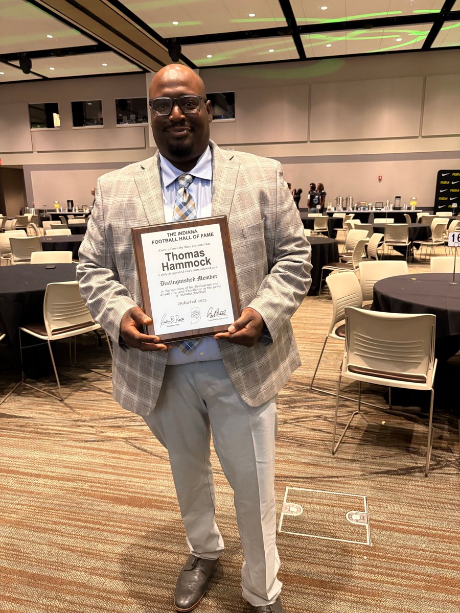 NIU Athletics (@niuathletics) on Twitter photo Congratulations 🎉 to <a href="/NIUCoachHammock/">Thomas Hammock</a> on his induction into the Indiana Football Hall of Fame Tuesday night in Fort Wayne! #HuskiePride #TheHardWay
More: bit.ly/4nYen7o Congratulations 🎉 to <a href="/NIUCoachHammock/">Thomas Hammock</a> on his induction into the Indiana Football Hall of Fame Tuesday night in Fort Wayne! #HuskiePride #TheHardWay
More: bit.ly/4nYen7o