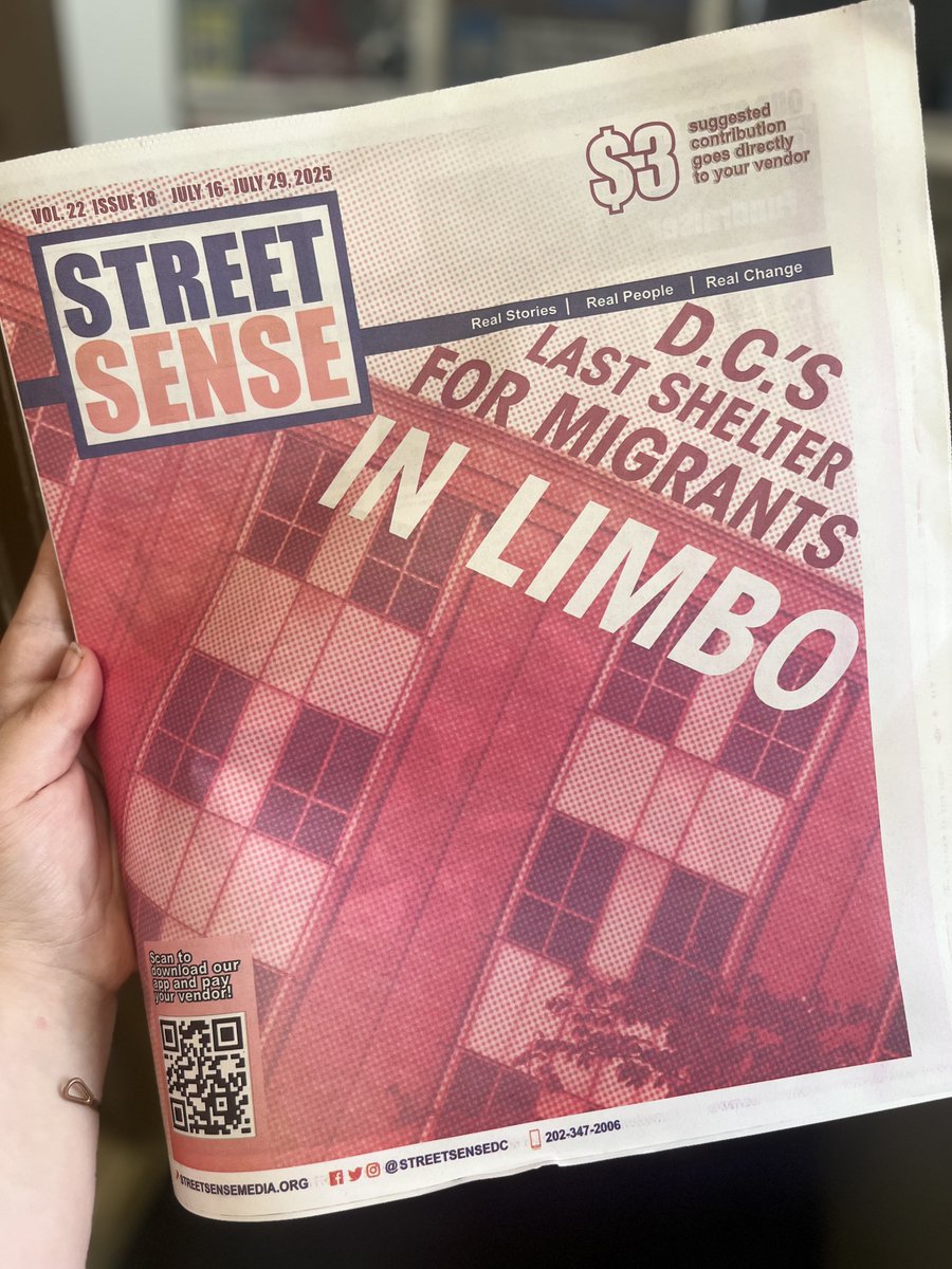 streetsensedc's tweet image. Street Sense's new issue is out NOW! Find your vendor to read about the migrants having to leave the city's shelter, what the budget means for homelessness programs, and a dispute at a transitional housing program that left 30 men with nowhere to go.