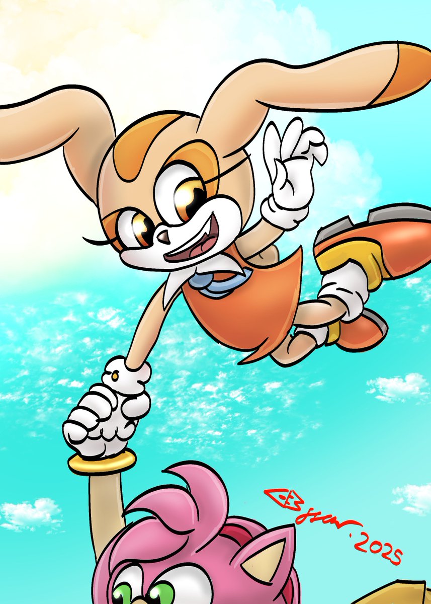 LordCrossburn's tweet image. #CreamTheRabbit #SonicTheHedgehog #sega #amyrosefanart #fanart #videogames