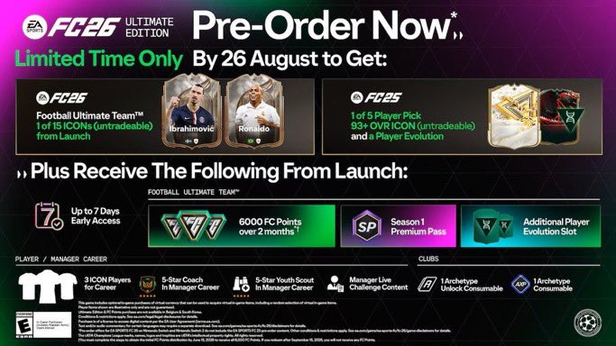 🚨 FC26 ULTIMATE EDITION GIVEAWAY 🚨

Like 💙 and Retweet 🔄
Follow <a href="/FUT_Yapper/">Yapper</a> and <a href="/TheFutEmpire/">FutTradingEmpire</a> 
Comment your platform 

Good Luck!