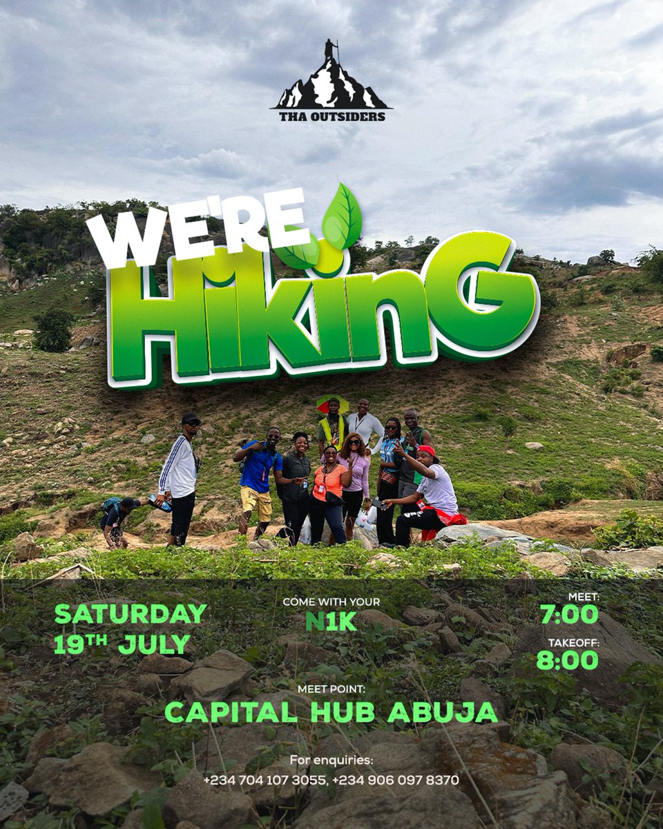We move again this weekend. Join us for another fun hike adventure 

Check flyer for more info