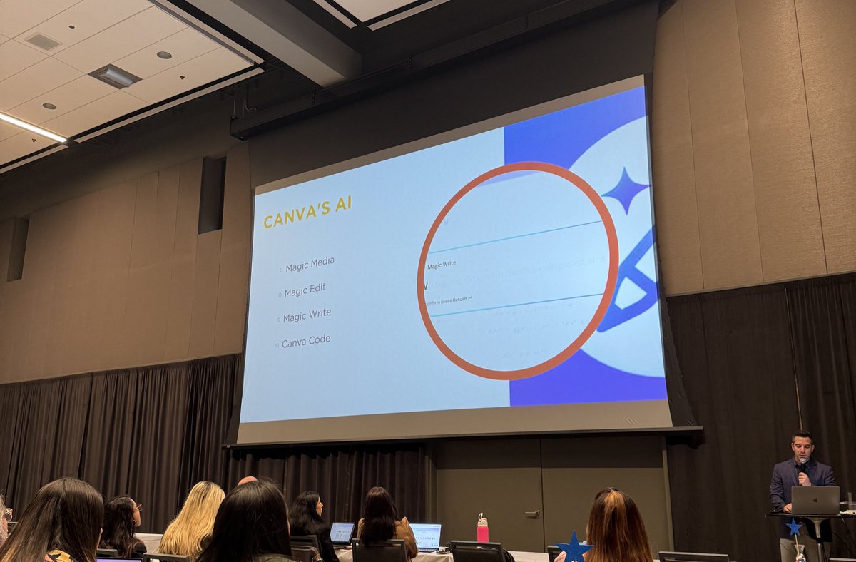 a_acosta_jr's tweet image. Huge thanks to Josh Voyles &amp;amp; @midlandisdtech for showing us how to unlock Canva’s hidden gems to elevate our communication and branding game. 💡🔥 #LeadershipSummit25 #LeadershipMatters