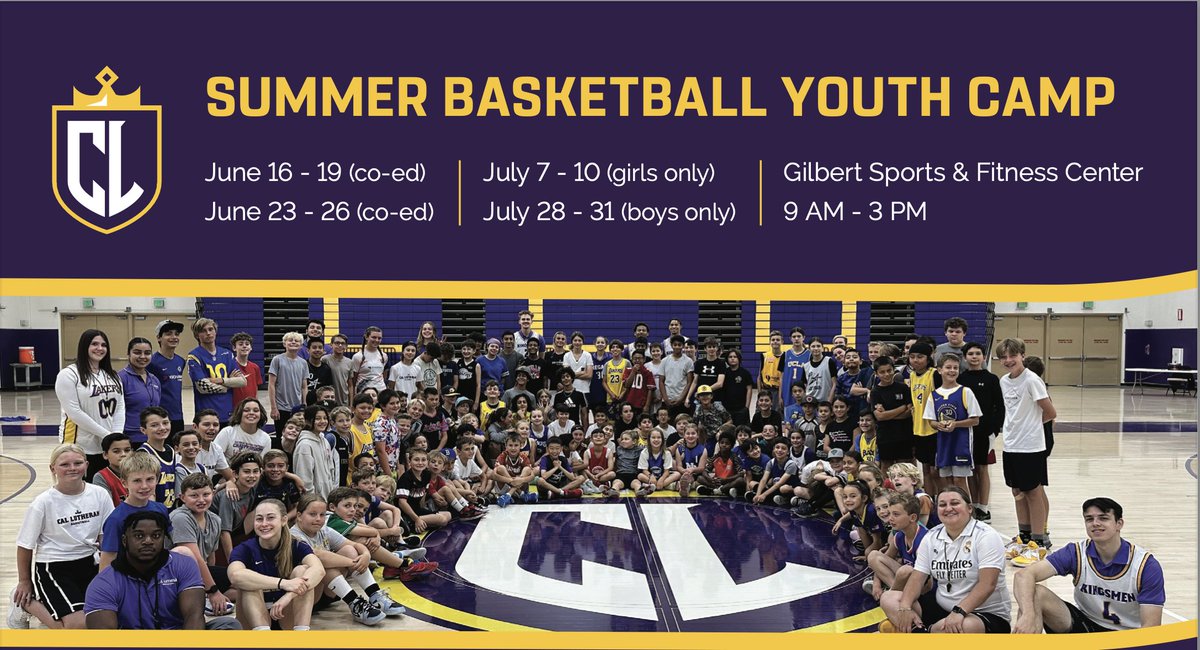One last week of summer camp coming up soon. July 28-31.  You can sign up here to spend a fun week with our players and coaches playing the game we all love.  #goKingsmen

clusports.com/sports/2023/8/…