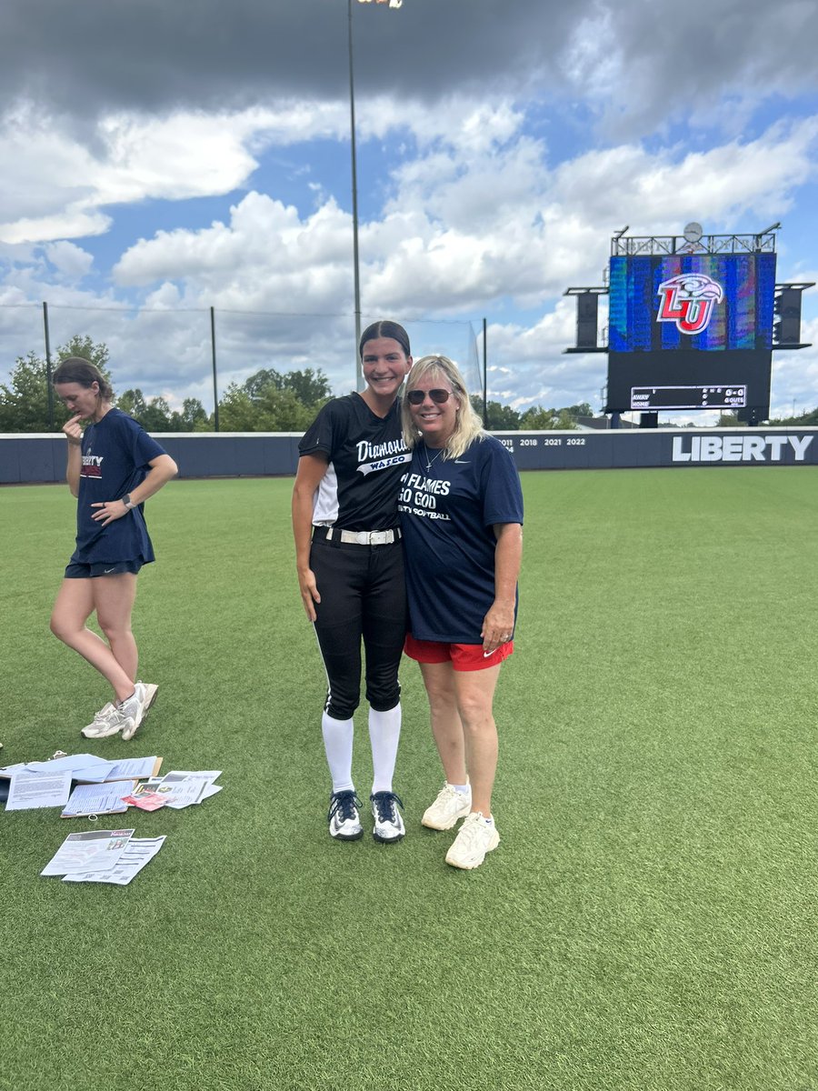Madi K (@madikoz32) on Twitter photo Thank you <a href="/LibertySB/">Liberty Softball</a> for a great camp yesterday! I really enjoyed all the hitting drills and getting to see the beautiful campus on a tour with your players!
<a href="/CoachDot_LU/">Dot Richardson</a> <a href="/WD16uJH/">Wasco Diamonds 16u JH</a> <a href="/WascoDiamonds/">Wasco Diamonds</a> Thank you <a href="/LibertySB/">Liberty Softball</a> for a great camp yesterday! I really enjoyed all the hitting drills and getting to see the beautiful campus on a tour with your players!
<a href="/CoachDot_LU/">Dot Richardson</a> <a href="/WD16uJH/">Wasco Diamonds 16u JH</a> <a href="/WascoDiamonds/">Wasco Diamonds</a>