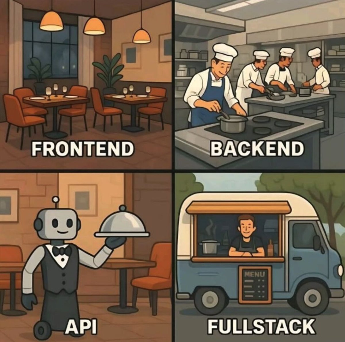 midudev's tweet image. Programadores en una imagen. ¿Dónde sales tú?