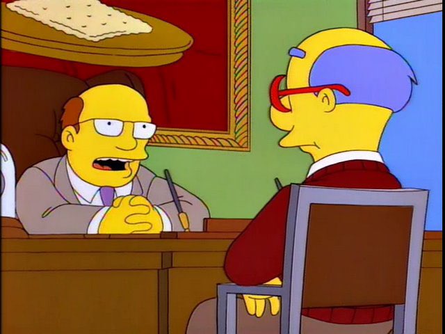 Joshstrangehill's tweet image. I love the Kirk Gets Fired scene for the dialogue but let's take a moment to appreciate the cracker crazy design of the boss's office.
Sometimes it's the little details in the background that really help make the scene.
What other details in Simpsons designs do you appreciate?…