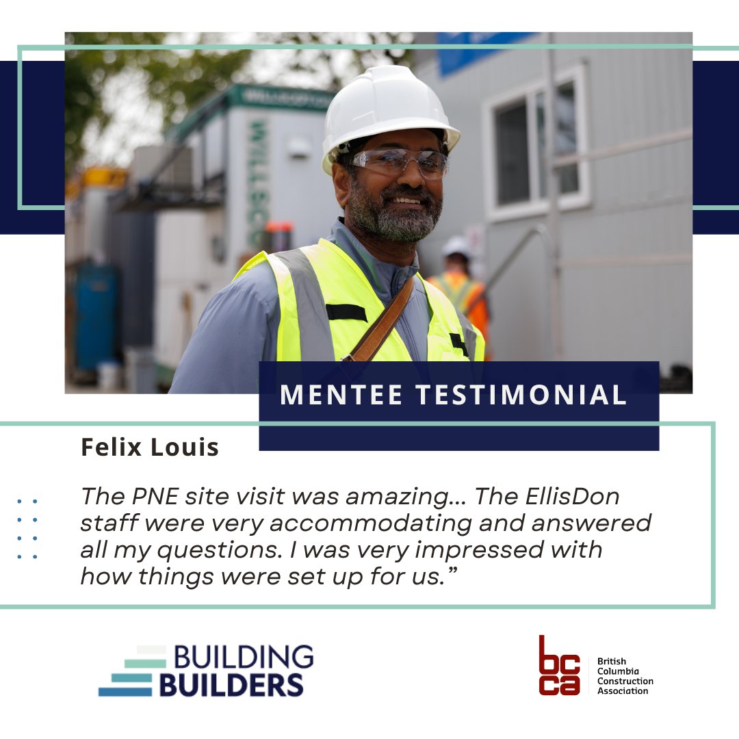 From walking an active construction site—the PNE Amphitheatre, currently being built by EllisDon—to speaking directly with industry professionals, these moments offer more than just a glimpse. They build real-world confidence, and context for future careers in construction.