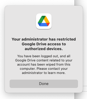 kidologist's tweet image. Anyone know what this pop-up is? I check every Google Drive I have and all my files are there. Kinda creepy. And it doesn&apos;t say which account? #Google #GoogleDrive
