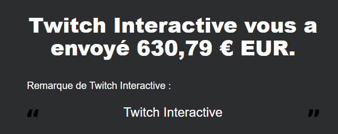 AliiceXIV's tweet image. Je viens de recevoir le virement Twitch du mois précédent.
Il faut que je vous en parle parce que c'est incroyable 😭
UN ENORME MERCI 😭😭
Vous n'imaginez pas mais vous venez de me libérer d'un mois de loyer et de galères ?? Je suis émue c'est la première fois que ça m'arrive 😭