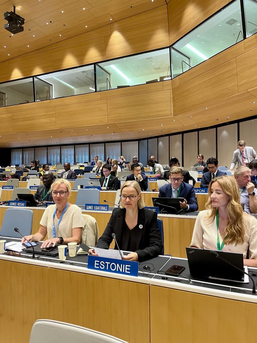 EstoniaGeneva's tweet image. WIPO’s assistance to Ukraine🇺🇦 remains critical to address the devastating negative impact of the Russian🇷🇺 war of aggression to Ukrainian innovation and intellectual property ecosystem. Estonia🇪🇪 supports @WIPO’s commitment and work to rebuild Ukraine.