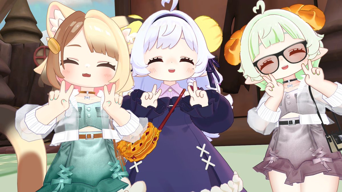 SUNAMRie_f15h's tweet image. ～VKETの思い出～
先日一人でお菓子ワールドのシュガーを回っていたところフレンド様方が一緒に回ってくださいました！
とても楽しかったです！！かわいいちみっこたちのお写真をこちらへ失礼いたします…！
遊んでくださってありがとうございました！また遊んでいただけましたらうれしいです！