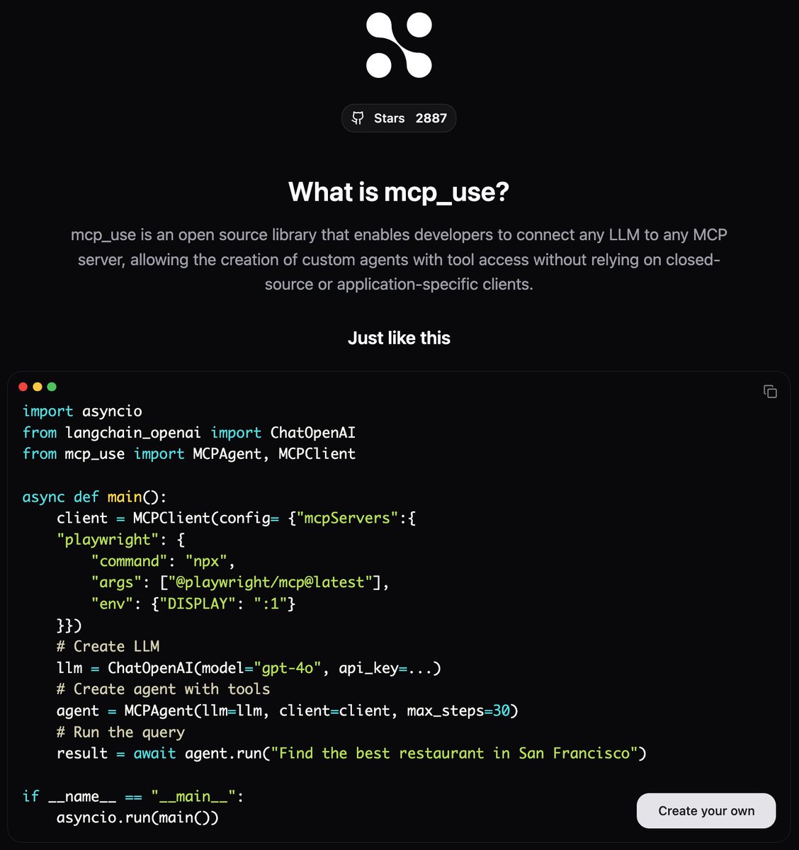 Connect any LLM to any MCP server 🤯

The MCP-Use library makes this possible.

100% Open-Source

Link to the GitHub Repo in the comments.