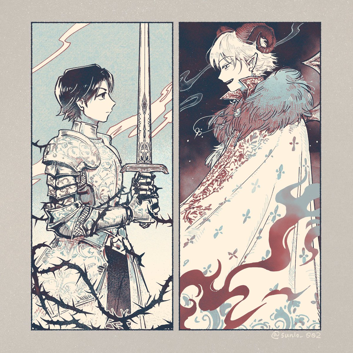 #ふれたい_0718ｿﾉｱﾔ同人創作リレー 
【 6:00 ｜3/12 】  

「勇者と魔王」