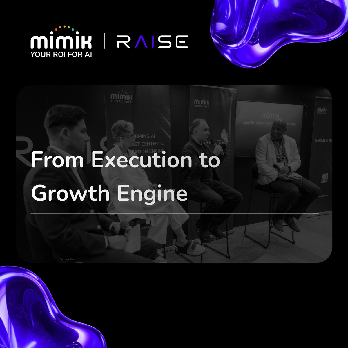 mimiktech's tweet image. 𝐅𝐫𝐨𝐦 𝐄𝐱𝐞𝐜𝐮𝐭𝐢𝐨𝐧 𝐭𝐨 𝐆𝐫𝐨𝐰𝐭𝐡 𝐄𝐧𝐠𝐢𝐧𝐞
Agentic systems mimic human behavior: 𝐅𝐨𝐥𝐥𝐨𝐰, 𝐎𝐛𝐬𝐞𝐫𝐯𝐞, 𝐑𝐞𝐬𝐩𝐨𝐧𝐝, 𝐚𝐧𝐝 𝐋𝐞𝐚𝐫𝐧.
To do that, they need a new foundation:
🔘 New tools
🔘 New enablers
🔘 A home where agents can act with autonomy…
