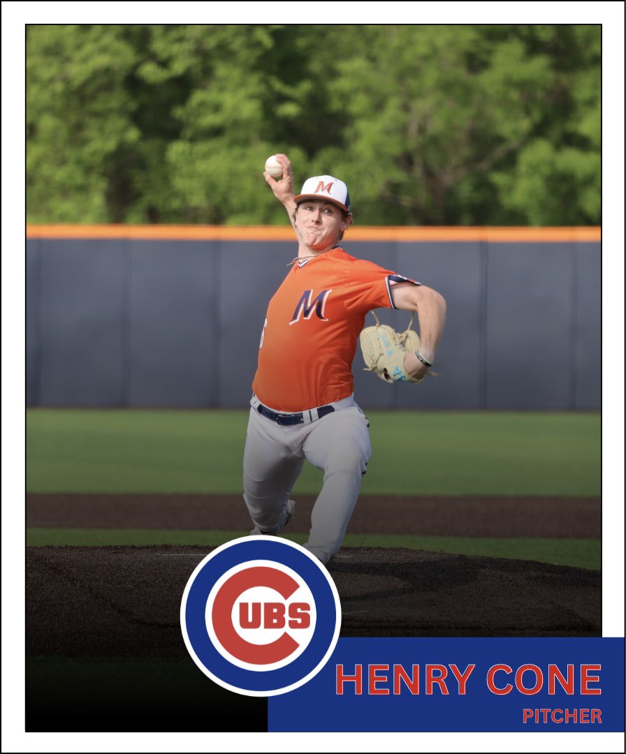 McLennan Baseball (@mccbaseball1) on Twitter photo Congratulations to former Highlander RHP Henry Cone on signing with the Chicago Cubs.
<a href="/henrycone_/">Henry Cone</a>
#FromHereToAnywhere Congratulations to former Highlander RHP Henry Cone on signing with the Chicago Cubs.
<a href="/henrycone_/">Henry Cone</a>
#FromHereToAnywhere