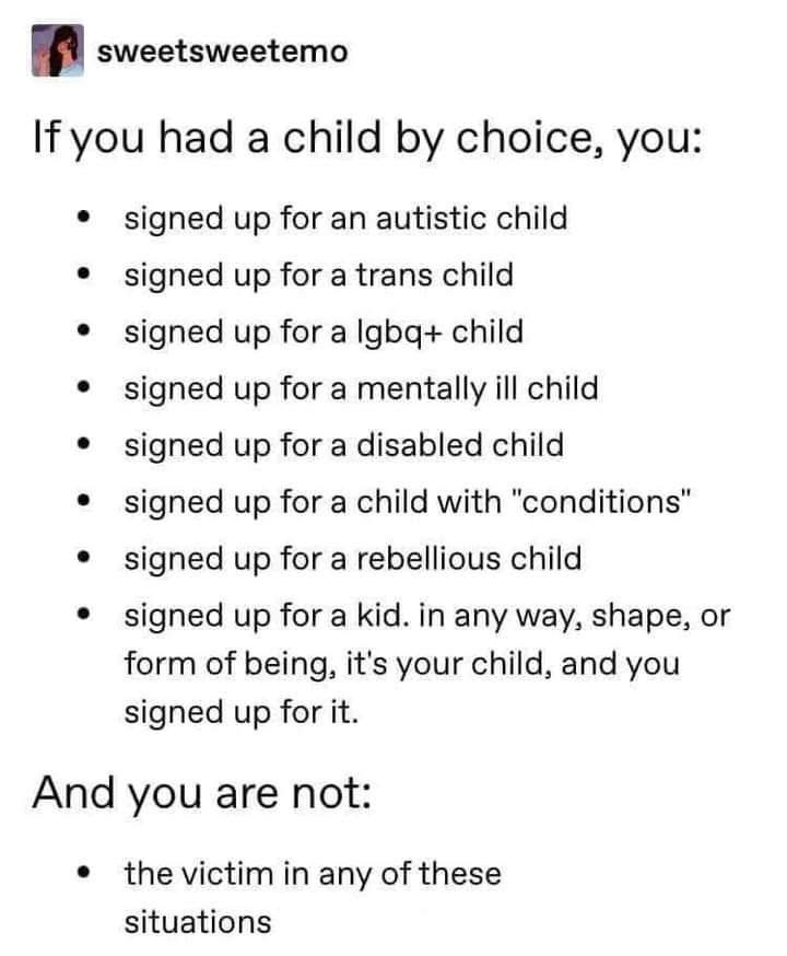 lileriya's tweet photo. You cannot and will not control your children's lives. They are an independent human being that will not hey programmed by you, they are their own person
Also, this: https://t.co/Paegzisos5