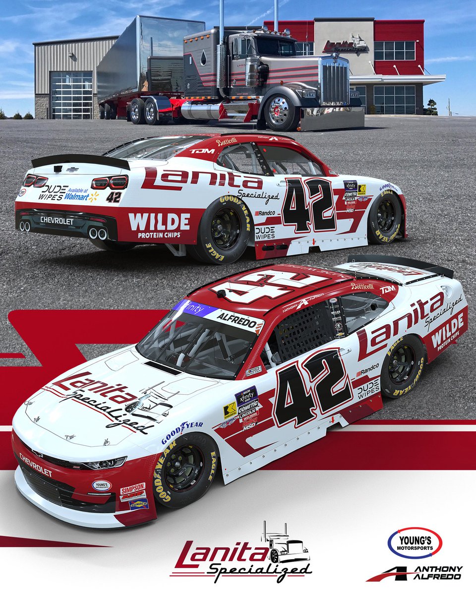 📰: Lanita Specialized partners with <a href="/anthonyalfredo/">Anthony Alfredo</a> at <a href="/MonsterMile/">Dover Motor Speedway</a> 

🔗: youngsmotorsports.com/post/young-s-m…