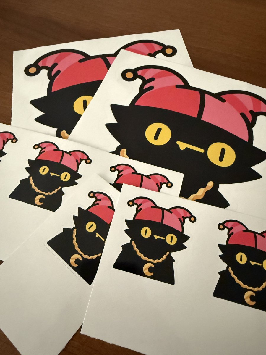 Something just spawned in my delivery box 📦

And yep… they’re STICKERS 🔥

(First sample and it’s sick imo)