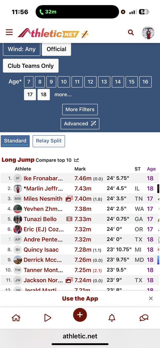 MJJR4_'s tweet image. USATF #2 @milesplit @IllinoisRunNews @dc_preps @MSHeartland_ @usatf