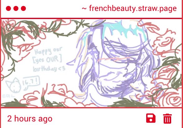 Such a beautiful drawing. You captured my nose and hair perfectly! Joyeux anniversaire mon ami