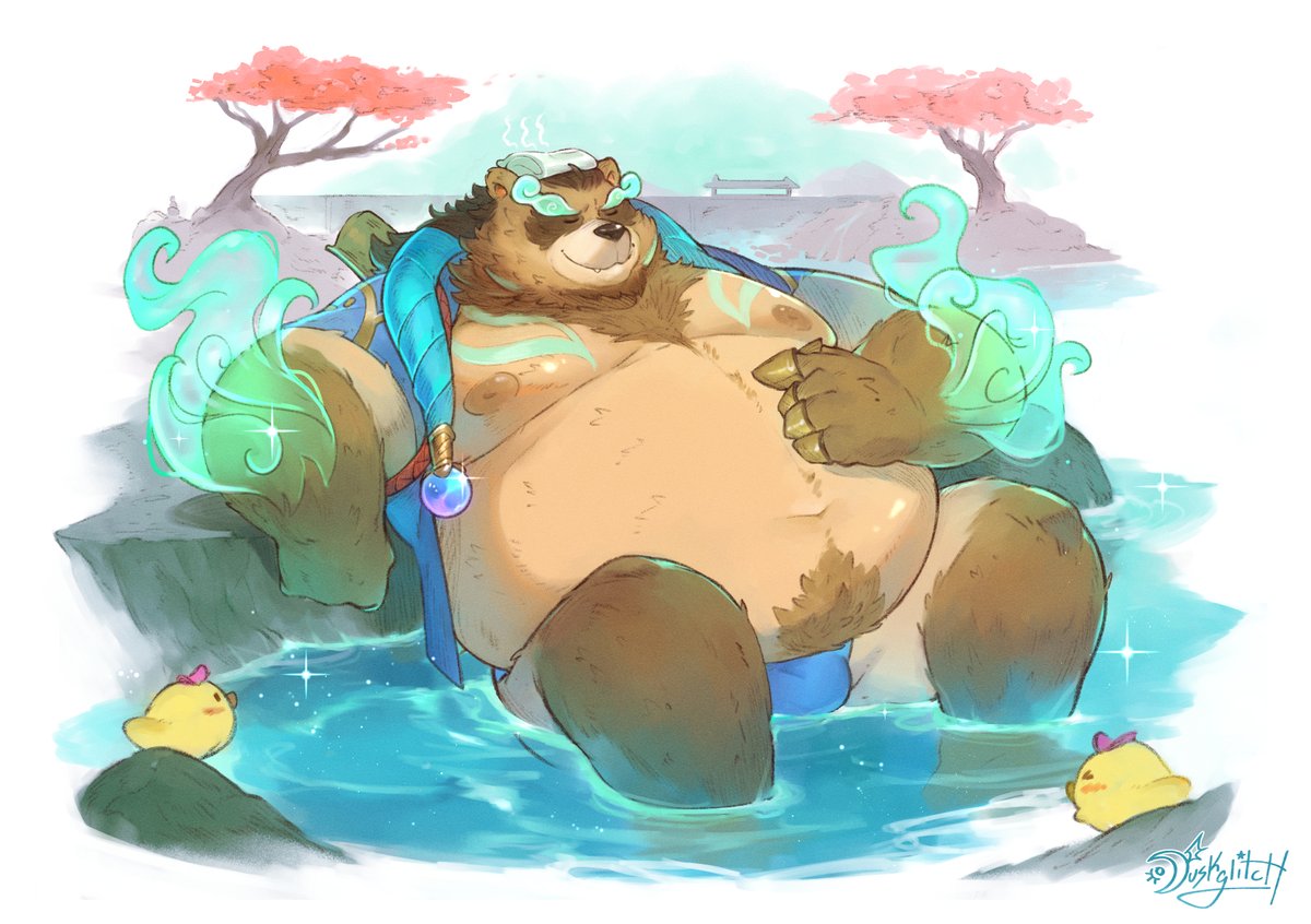 duskglitch's tweet image. I couldn’t resist 🐻
Volibear