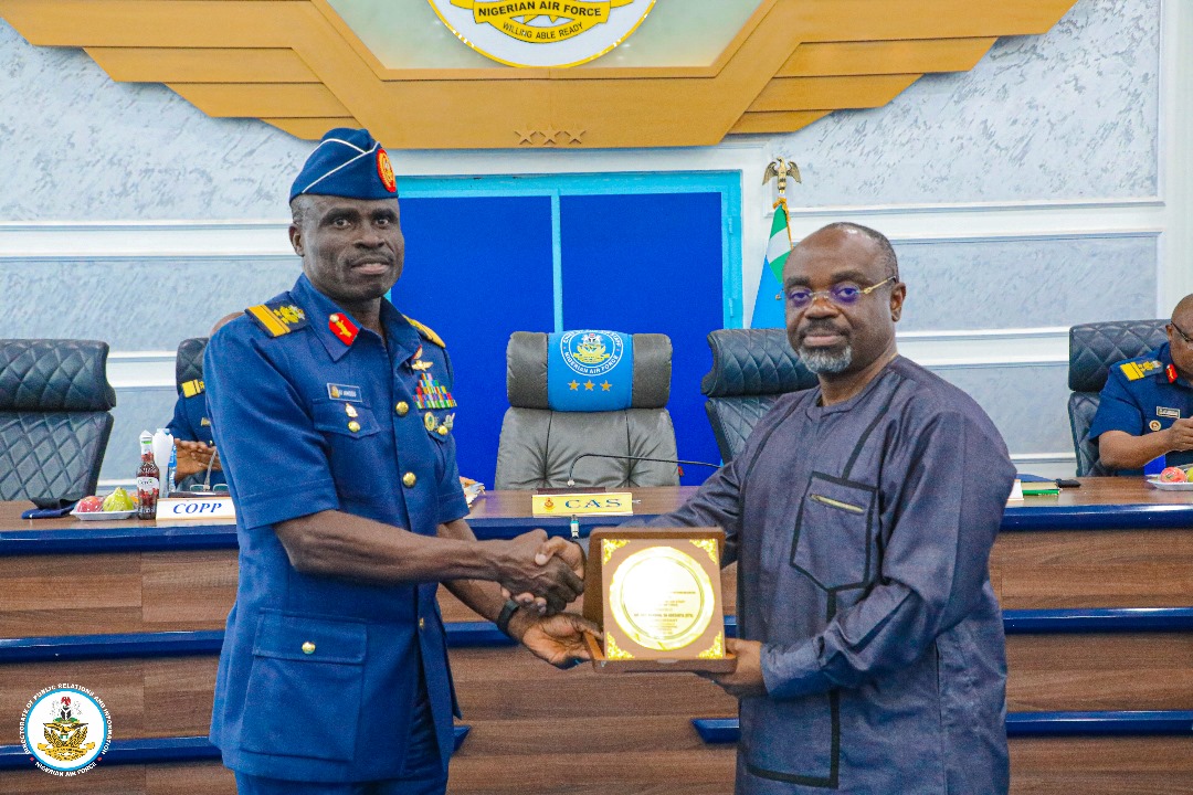 NigAirForce's tweet image. NAF targets 90% aircraft serviceability by Q4 2025 as CAS leads push for engineering reform
The Chief of the Air Staff (CAS), Air Marshal Hasan Bala Abubakar, has restated the Nigerian Air Force’s (NAF) firm resolve to enhance aircraft availability through sound maintenance…